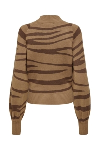 ONLY ONLFRIDA LIFE LS HIGHNECK CC KNT toasted coconut/pinecone