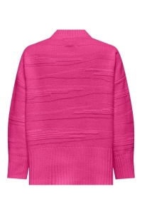 ONLY ONLIMA LS LOOSE STRUC HIGHNECK CC K: fuchsia purple