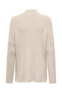 ONLY ONLKATIA LS LOOSE HIGHNECK CC KNT whitecap gray/melange