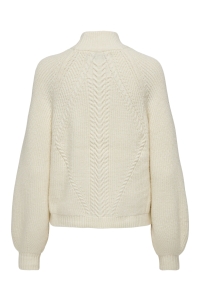 ONLY ONLKATIA LS DETAIL HIGHNECK KNT whitecap gray/melange