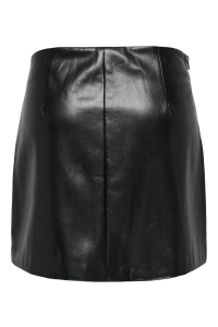 ONLY ONLZETA HW FAUX LEA SKIRT CC PNT black