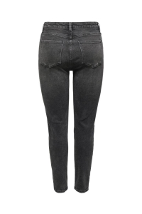 ONLY ONLEMILY STRET HW ST HEART EMB CS D: washed black/heart emb