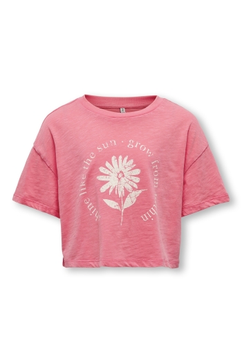 ONLY KOGNORA S/S FLOWERS TOP BOX JRS