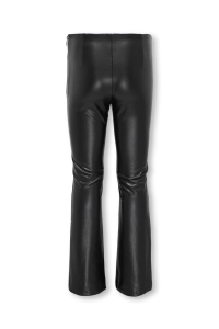 ONLY KOGZETA FAUX LEA FLARED PANT LR black