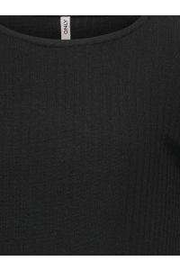 ONLY KOGNELLA L/S O-NECK TOP JRS NOOS black