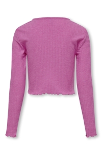 ONLY KOGNELLA L/S O-NECK TOP JRS NOOS super pink