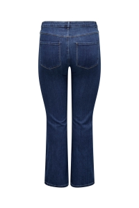 carmakoma CARTHUNDER LIFE MID PUSH UP FLARED : dark blue denim