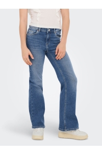 ONLY KOGJUICY LIFE FLARED DNM CRO557 NOO: medium blue denim