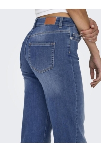 ONLY ONLBLUSH MID STRAIGHT DNM REA12187 : medium blue denim