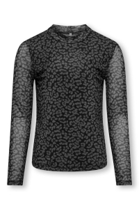 ONLY KOGERICA LIFE L/S HIGH NECK TOP JRS black/phantom every leo