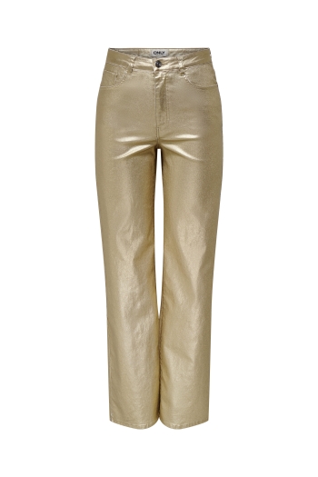 ONLY ONLJUICY-VIV HW W METAL COATED PANT: