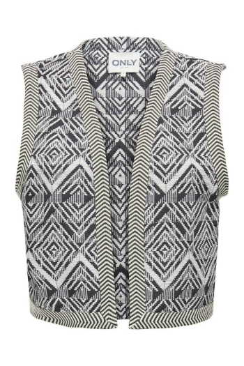 ONLY ONLLILAH S/L JAQUARD VEST PNT CS