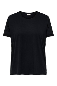 carmakoma CARMOSTER S/S FOLD UP TOP JRS NOOS black