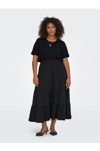 carmakoma CARMOSTER S/S FOLD UP TOP JRS NOOS black