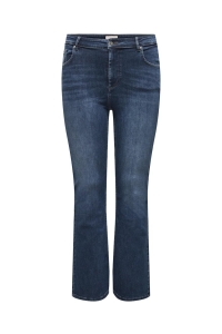 carmakoma CARWILLY HW FLARED DNM TAI021 dark blue denim
