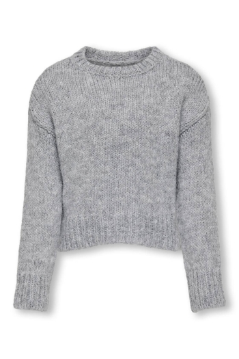 ONLY KOGMARIE LS O-NECK SHORT KNT