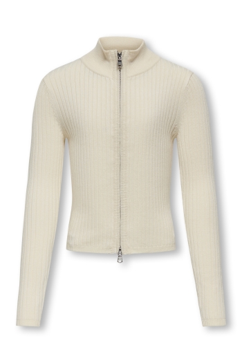 ONLY KOGELLA 2 WAY ZIP L/S CARDIGAN KNT