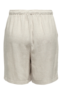 ONLY ONLSIESTA MW PULL-UP LIN BL SHORTS : moonbeam