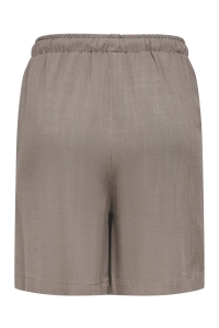 ONLY ONLSIESTA MW PULL-UP LIN BL SHORTS : walnut