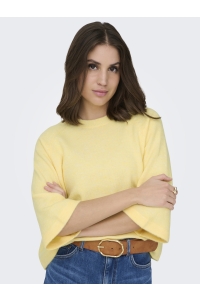 ONLY ONLSIMONI 3/4 PULLOVER KNT NOOS mellow yellow/melange