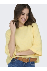 ONLY ONLSIMONI 3/4 PULLOVER KNT NOOS mellow yellow/melange