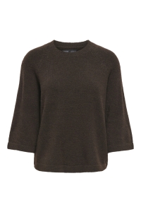 ONLY ONLSIMONI 3/4 PULLOVER KNT NOOS coffee bean/melange