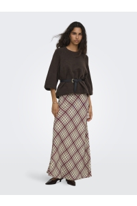 ONLY ONLSIMONI 3/4 PULLOVER KNT NOOS coffee bean/melange