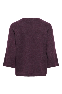 ONLY ONLSIMONI 3/4 PULLOVER KNT NOOS mauve wine/melange