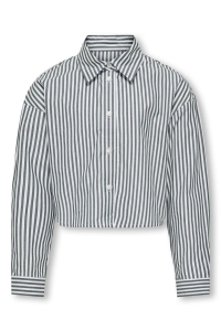 ONLY KOGGABY LS SHIRT WVN scarab/bright white