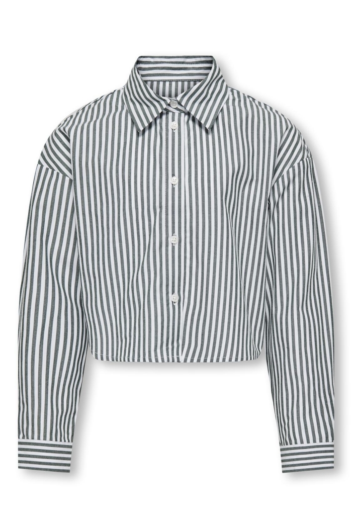 ONLY KOGGABY LS SHIRT WVN scarab/bright white