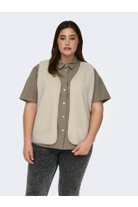 carmakoma CARBELISA TEDDY WAISTCOAT JRS birch