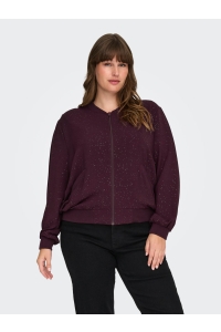 carmakoma CARJOSEE METTA LIFE LS BOMBER WVN winetasting/silver foil details