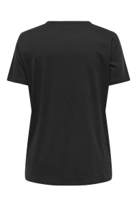 carmakoma CARMIKO LIFE SS REG TEE JRS phantom/rebel w pearls