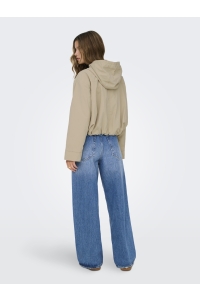 ONLY ONLBEALO HOOD JACKET CC OTW humus/silver trim