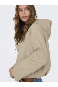 ONLY ONLBEALO HOOD JACKET CC OTW humus/silver trim