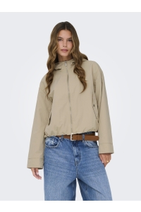 ONLY ONLBEALO HOOD JACKET CC OTW humus/silver trim
