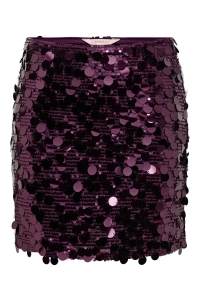 ONLY ONLJADEL SEQUINS SKIRT WVN winetasting/w. winetasting sequi