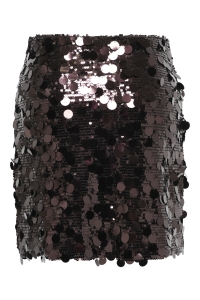 ONLY ONLJADEL SEQUINS SKIRT WVN coffee bean/w. coffee bean sequi