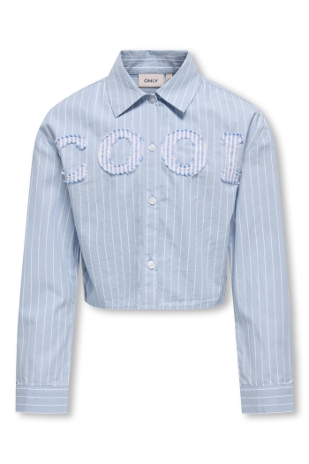 ONLY KOGETTA LS PATCH SHIRT WVN