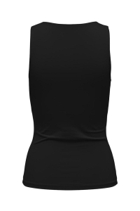 carmakoma CAREA S/L 2-WAY V-NECK TOP JRS black