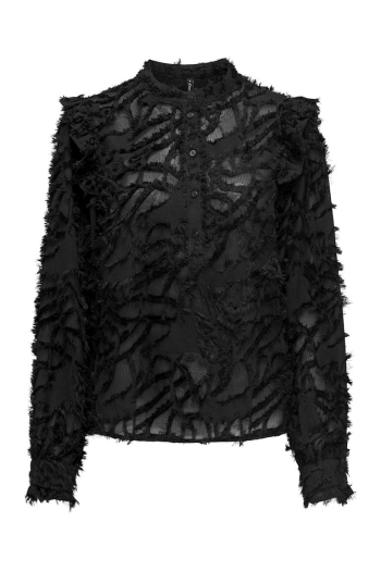 ONLY ONLCAMMIE L/S FRILL TOP PTM