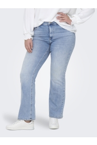 carmakoma CARWILLY LIFE HW FLARED DNM TAI467 : light blue denim