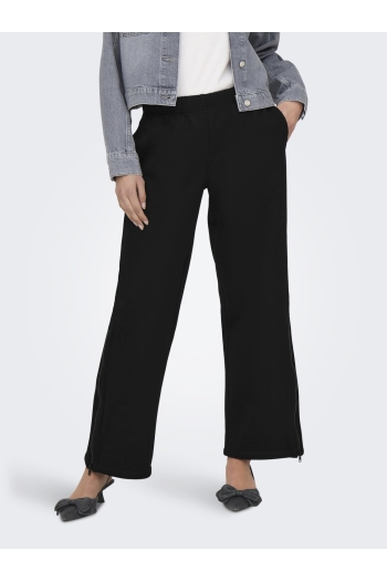 ONLY black/labels brooklyn ONLELLIOT WIDE ZIP PANT SWT