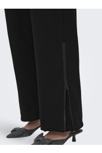 ONLY ONLELLIOT WIDE ZIP PANT SWT black/labels brooklyn