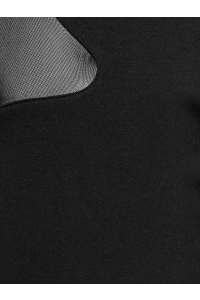 ONLY KOGCOLETTE LIFE L/S MIX TOP BOX JRS black/plain mesh