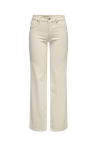 ONLY ONLBLUSH MID STRAIGHT DNM DOT NOOS ecru