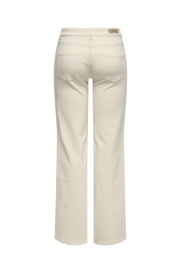 ONLY ONLBLUSH MID STRAIGHT DNM DOT NOOS ecru