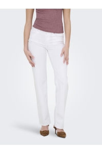 ONLY ONLBLUSH MID STRAIGHT DNM DOT NOOS white