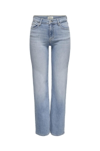 ONLY ONLBLUSH MID STRAIGHT DNM TAI467 NO: light blue denim