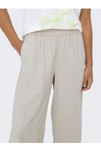 ONLY ONLARIS LIFE HW PULL-UP PANT WVN NO: pumice stone